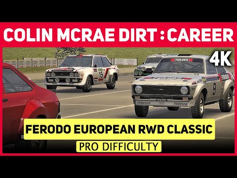 Colin McRae DiRT in 4K - Career - #48 Ferodo European RWD Classic - Pro Difficulty