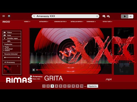 Amenazzy - Grita (Visualizer) | XXX