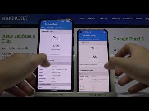 How to Compare ASUS ZenFone 8 Flip vs GOOGLE Pixel 5 - Geekbench 5 CPU