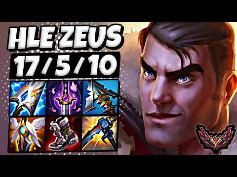 HLE Zeus Jayce vs Irelia [ TOP ] Korea Grandmaster 1123 LP | Patch 26.4
