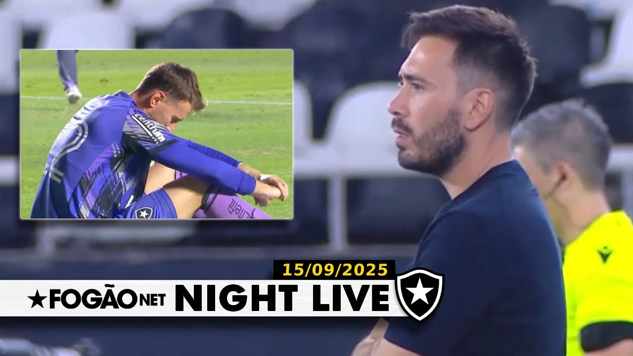 NIGHT LIVE | Davide Ancelotti está encrencado no Botafogo? Neto deve ser desfalque contra o Mirassol
