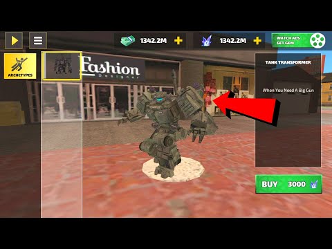 Rope Hero: Vice Town (Tank Transformer) New Archetypes Update 5.4 - Tank Robot - Android Gameplay HD