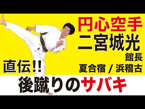 後蹴りの捌き方　円心空手夏合宿2019　Enshin Karate