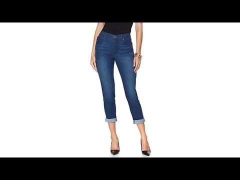 DG2 by Diane Gilman Comfort Twill Slim Boyfriend Jean