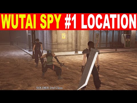 How to Find Wutai Spy Number 1 Location Crisis Core Final Fantasy 7 Reunion