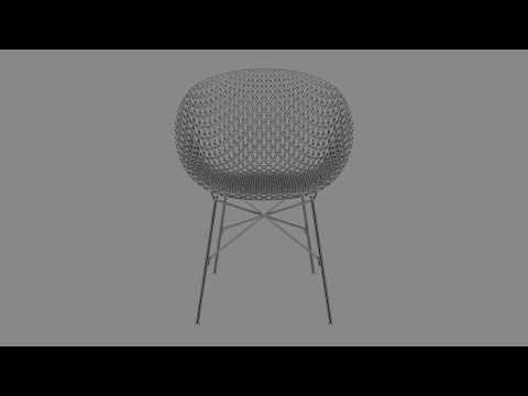 Кресло Smatrik (фиолетовое/хромированное) 5834/BP