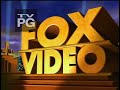 20th Century Fox Home Entertainment Fox Video 20th Century Fox 1995 42