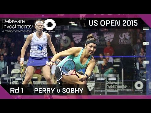Squash: Delaware Investments US Open 2015 - Round 1 Highlights - Perry v Sobhy