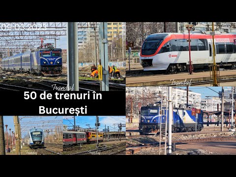 50 de trenuri în București | 9 martie 2023