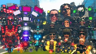 SKIBIDI TOILET 90 BOSSES vs TITAN CAMERAMAN, TV MAN & SPEAKERMAN – FINAL BATTLE in GARRY’S MOD!