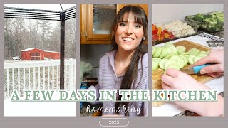 COZY WINTER HOMEMAKING 2025 | Grocery Haul, Food Prep, & More
