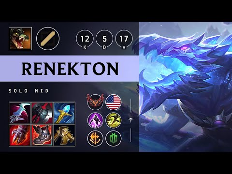 Renekton Mid vs Sylas - NA Grandmaster Patch 25.07