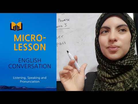 Micro Lesson: Teach English Now! Second Language Listening, Speaking and Pronunciation