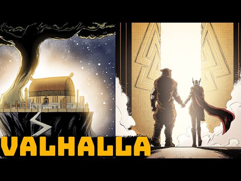 Valhalla - The Paradise of the Courageous Viking Warriors - Norse Mythology