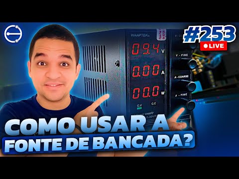 Vídeo: Fonte de Bancada: Como usar CORRETO em 7 passos
