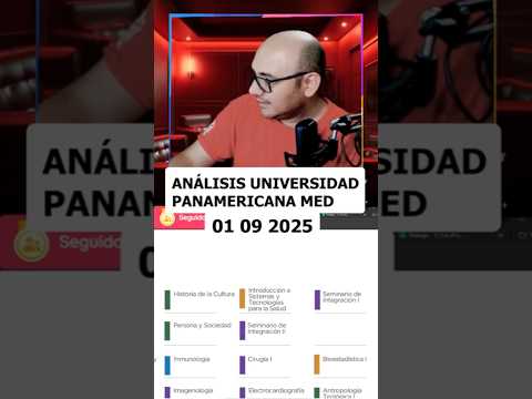 Analysis of the Pan-American University of Medicine curriculum #ocurrenciasdrreyner