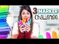 3 MARKER CHALLENGE With SHARPIES