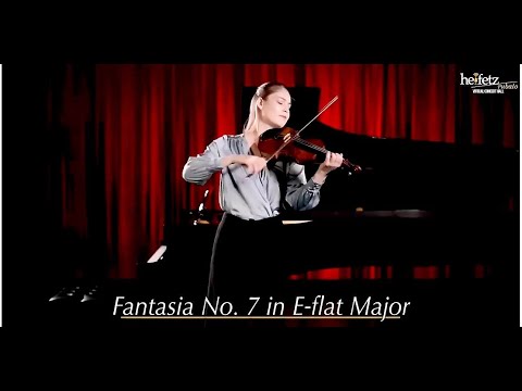 Telemann: Fantasia No. 7 in E-flat major | Geneva Lewis, violin