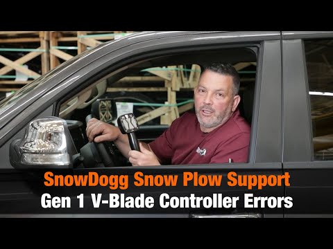SnowDogg Tech Support: Troubleshooting Error Flashes on a Gen 1 V-Plow Controller