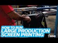 How to Run Large Production Screen Printing | T-Shirt Tycoon Solutions