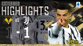 ملخص مباراة : هيلاس فيرونا 1 × 1 يوفنتوس ( الجولة 24 للدوري الإيطالي )