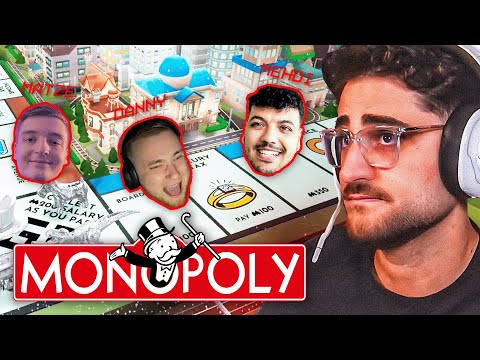 MONOPOLY UM 50 SUBS🔥🤬 MIT DANNY, ROHAT, MEHDI & MATZE😂🤯 UNCUT VIDEO😲 | EliasN97 Gaming
