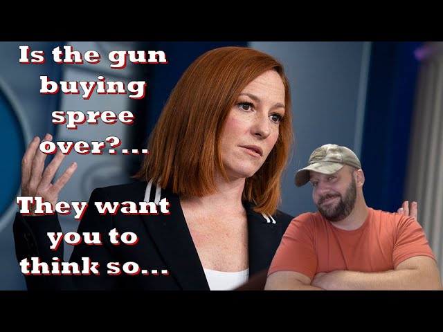 Is the gun buying spree over?… The Media would like you to think so…
