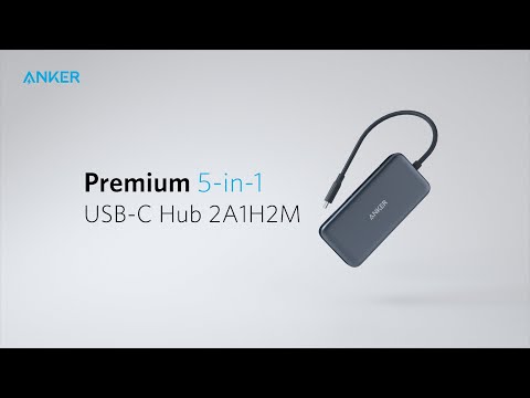 Adapteris Anker PowerExpand 5-in-1 USB C Media Hub