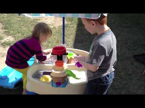 Step2 High Seas Adventure Sand & Water Table with Umbrella Video Review