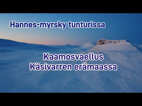 Myrskystä murkuun ja mahtipakkasiin - Kaamosvaellus Käsivarren erämaassa