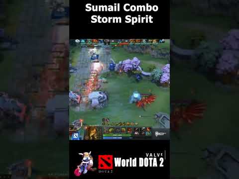Sumail Electric Vortex For 5 heroes Storm spirit  | Best play - Dota 2 - World DOTA 2 | #Shorts