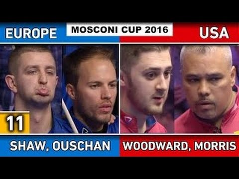 Shaw/Appleton vs Woodward/Bergman [Match 4] ᴴᴰ Mosconi Cup 2016 9-ball