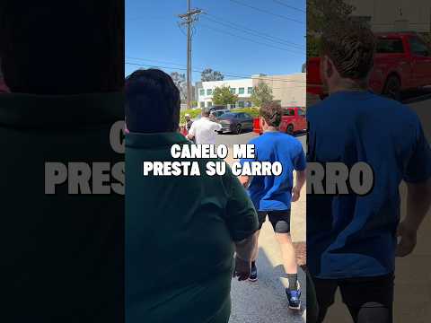 Canelo me presta su carro #canelo #caneloalvarez