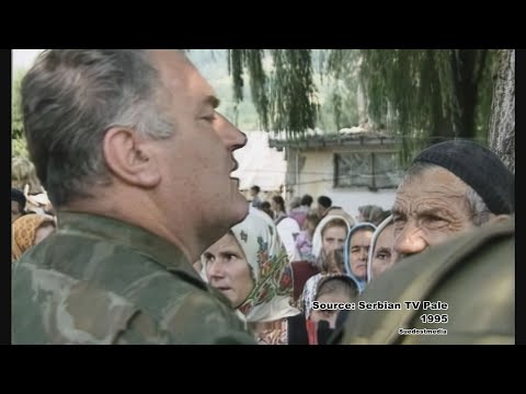 Balkan History: Mladic in Srebrenica 1995