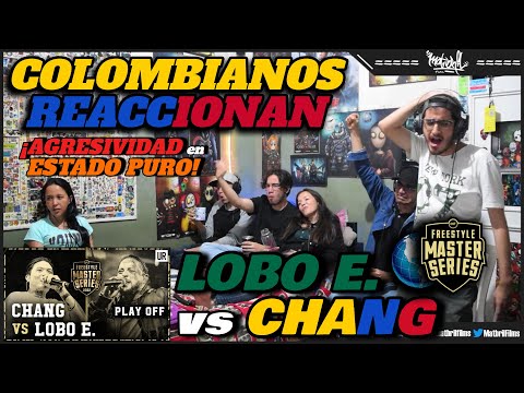 🔴COLOMBIANOS REACCIONAN a LOBO vs CHANG - ¡BESTIAS del PUNCHLINE! [FMS INTERNACIONAL PLAY OFF 2023]