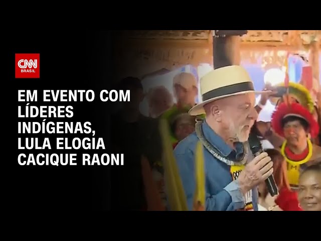 Cacique Raoni é um “grande nome da história”, diz Lula | BASTIDORES CNN