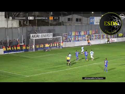 Colegiales 0-1 Argentino de Quilmes -Primera B -Fecha 12