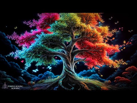 All 7 Chakras Solfeggio Frequencies + Tree Of Life | Aura Cleanse, Chakra Balance | Root To Crown...