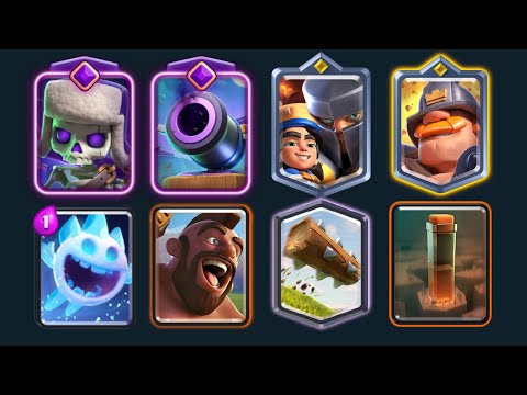 NEW 2.6 Hog Rider x Mighty Miner & Little Prince *SUPER FAST* Cycle Deck