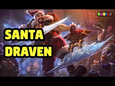 SANTA DRAVEN SKIN SPOTLIGHT - LEAGUE OF LEGENDS