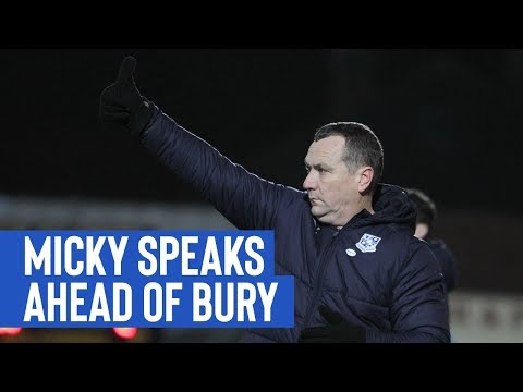 Pre Match | Micky Mellon (Bury)