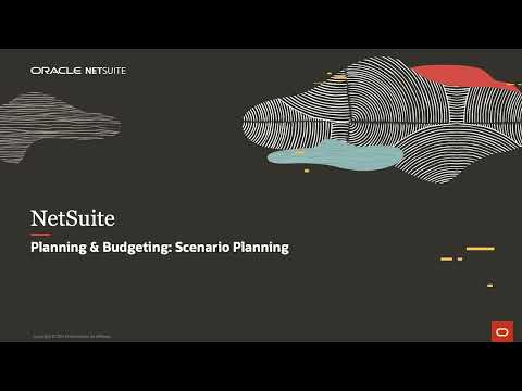NetSuite Planning & Budgeting: Scenario Planning
