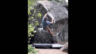 Video thumbnail of The Rail, V3. Leavenworth