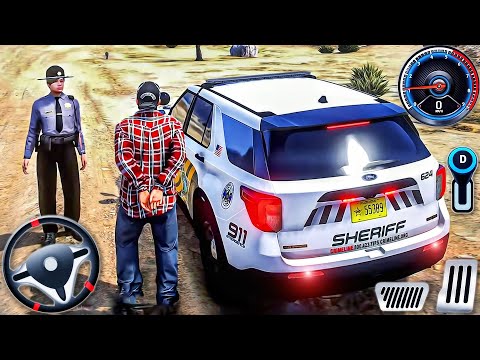 US Police Car Chase Simulator 3D - Real Cop Cars Driving Multi-Storey - Android GamePlay
