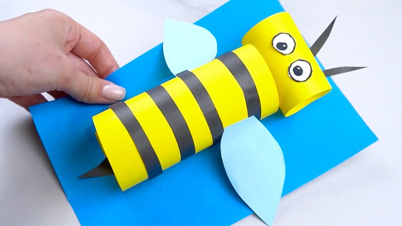 How to Make a Paper Bee Craft for Kids