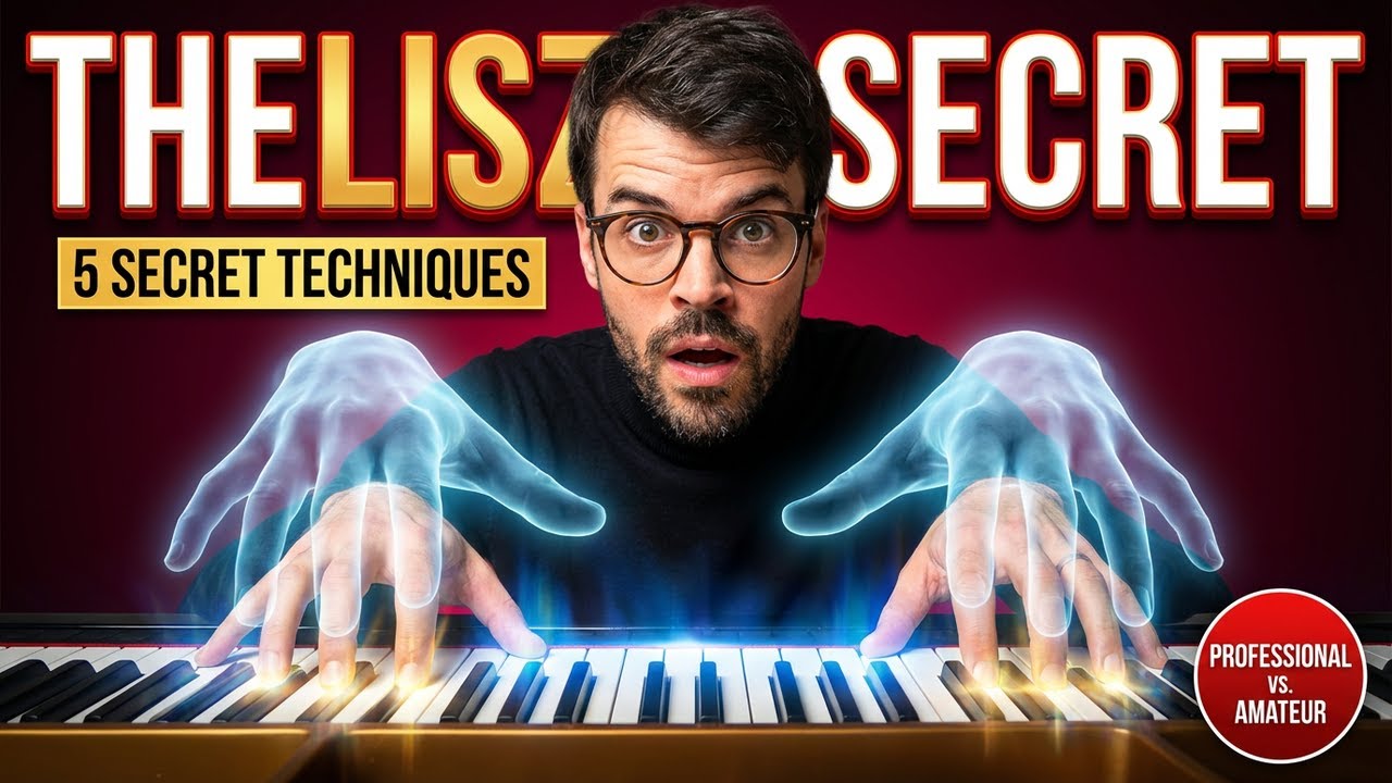 5 SECRET TECHNIQUES THAT SEPARATE AMATEUR FROM PROFESSIONAL PIANISTS (Special Liszt technique)