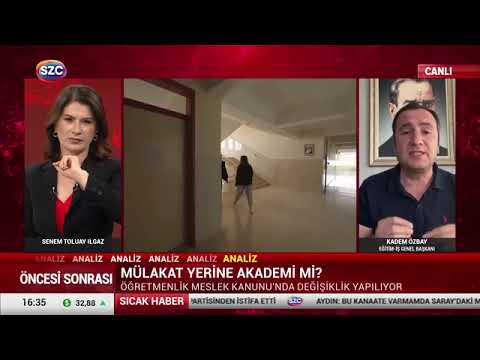 Genel Başkanımız Kadem Özbay,   Sözcü Televizyonu’nda yayınlanan Öncesi Sonrası  programında gazeteci Senem Toluay Ilgaz`ın canlı yayın konuğu oldu.28/06/2024 | EĞİTİM İŞ
