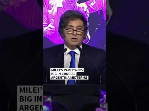Video Thumbnail: Milei’s party wins big in crucial Argentina midterms