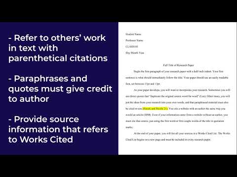 In Text Citations Using MLA 9th