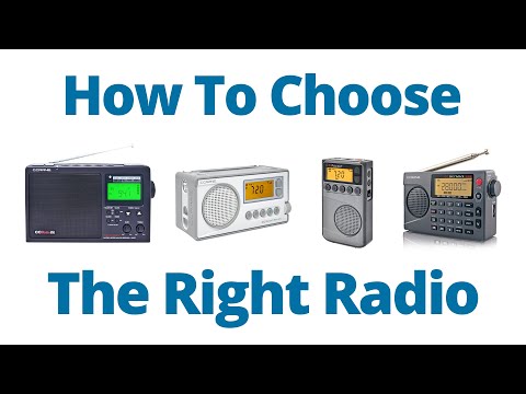 How to Choose A Radio - From AM FM Radios to Shortwave, Emergency & Internet Radios C. Crane